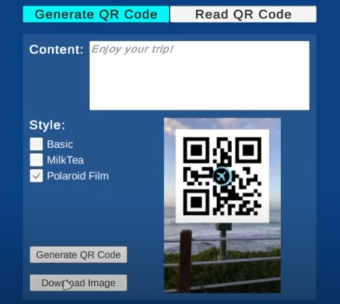 Unity QRCode Generator & Reader